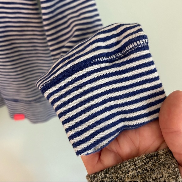 Joules Striped Marlston Cotton Knit Hooded Shirt. Size 14. - Picture 3 of 10